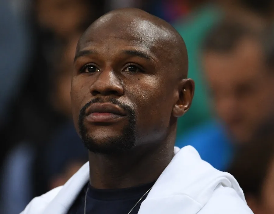 famous boxer Floyd Mayweather Jr. with beard