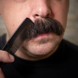 how to comb your mustache