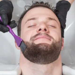 how to dye stubble beard