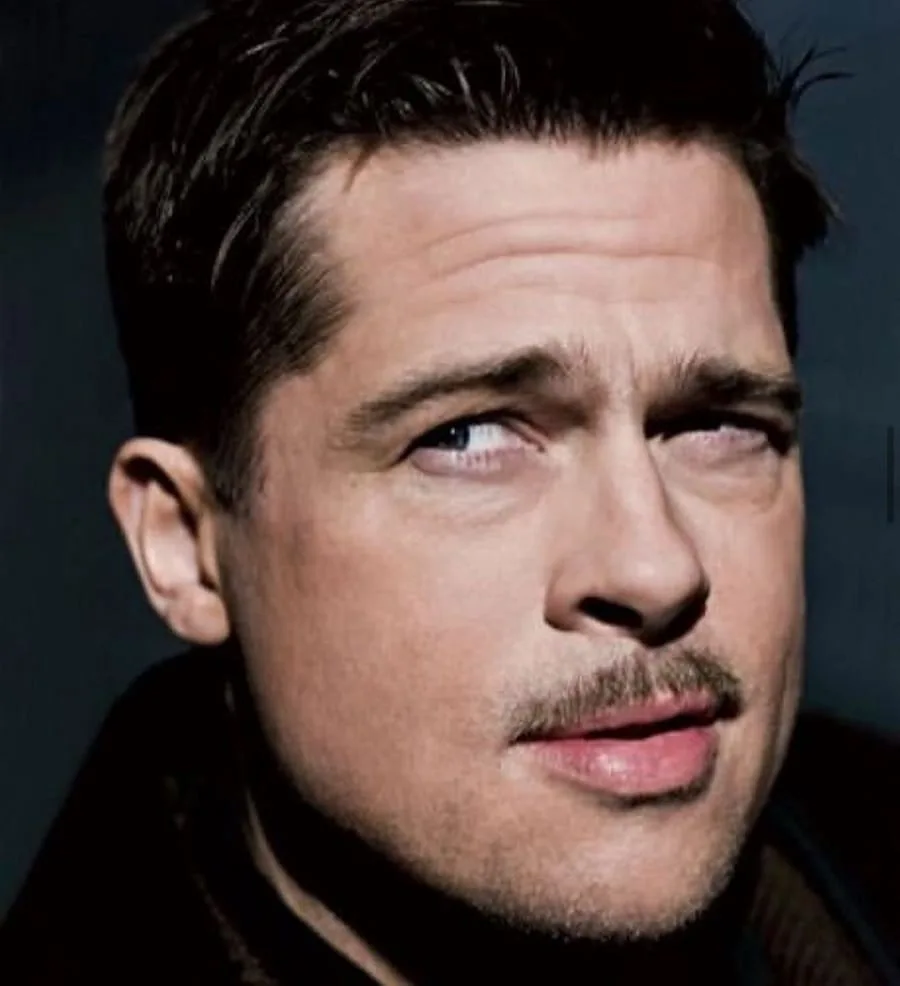 movie character Lt. Aldo Raine with short mustache