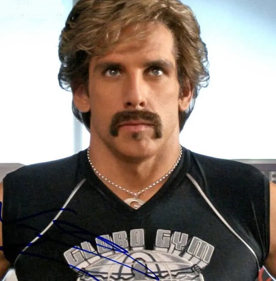 movie character White Goodman horseshoe mustache style