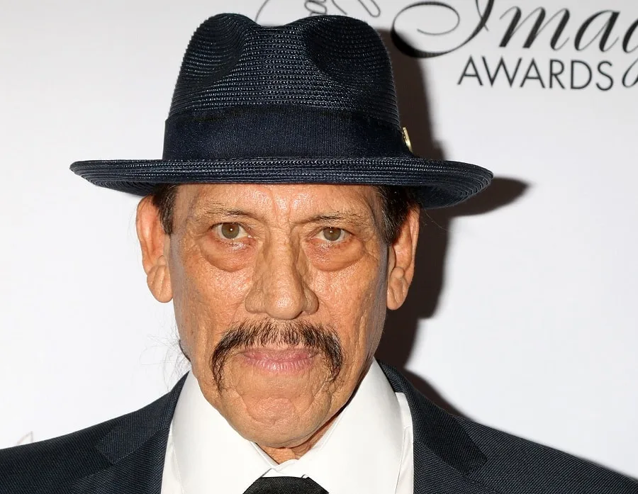 old actor Danny Trejo with long mustache