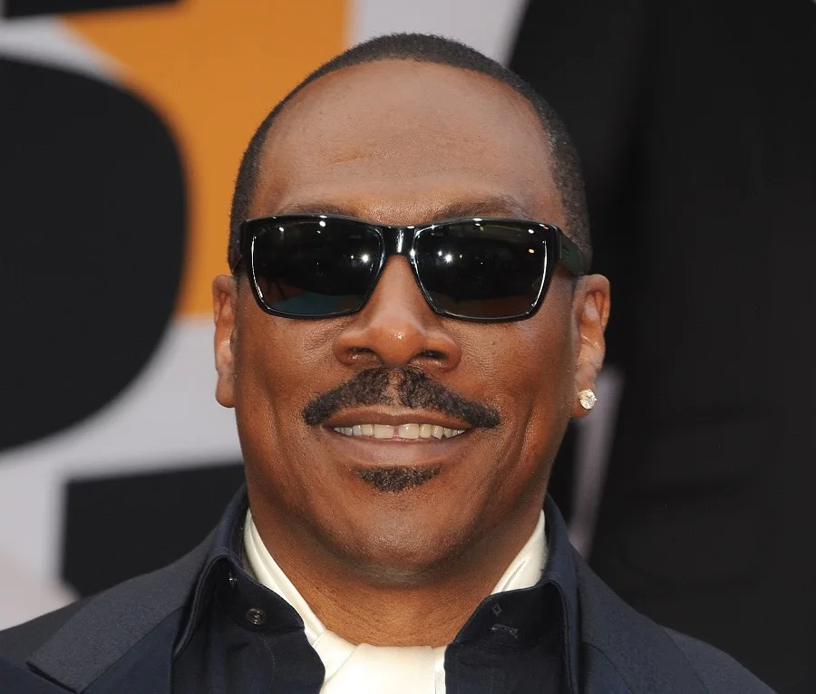 old actor Eddie Murphy mustache