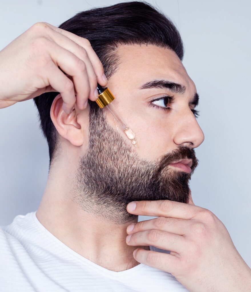 using beard oil after trimming beard