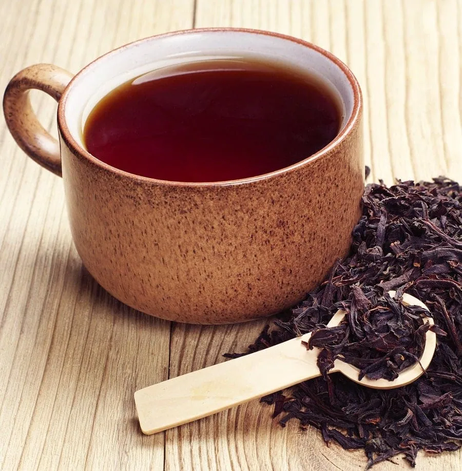Brewed Black Tea Loose Leaf Beard Darkening Remedy