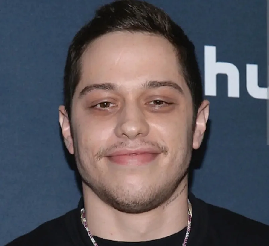young actor Pete Davidson mustache style