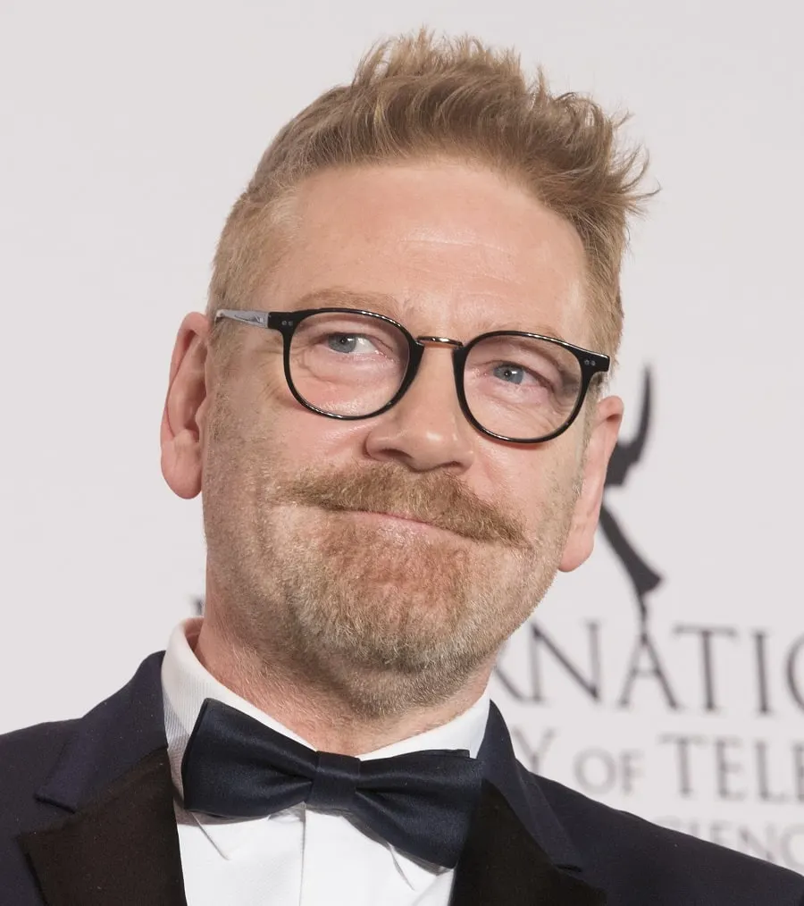 British actor Kenneth Branagh with van dyke beard