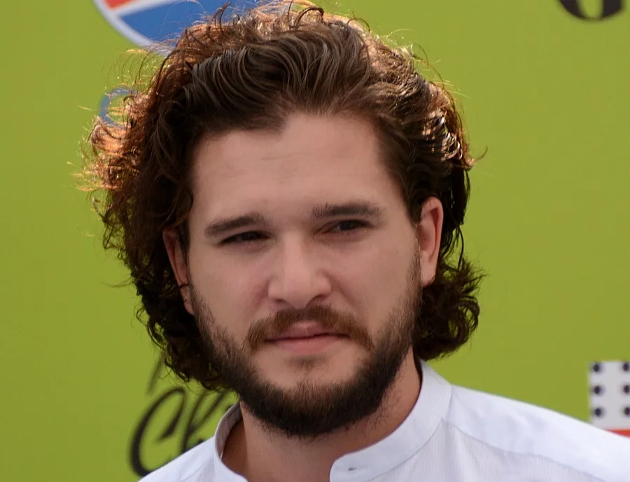 British actor Kit Harington beard style