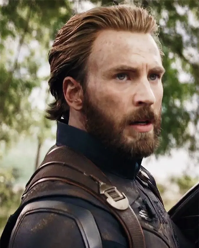 Captain America with beard