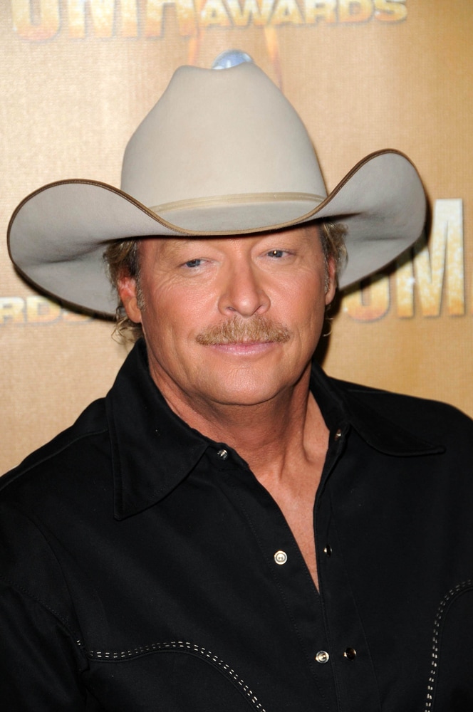 Country Singer Alan Jackson with Mustache