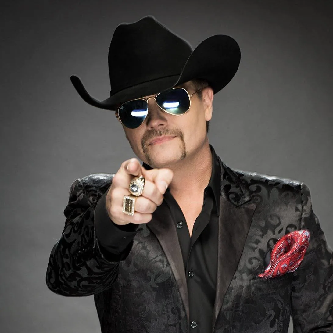 Country Singer John Rich with Horseshoe Mustache
