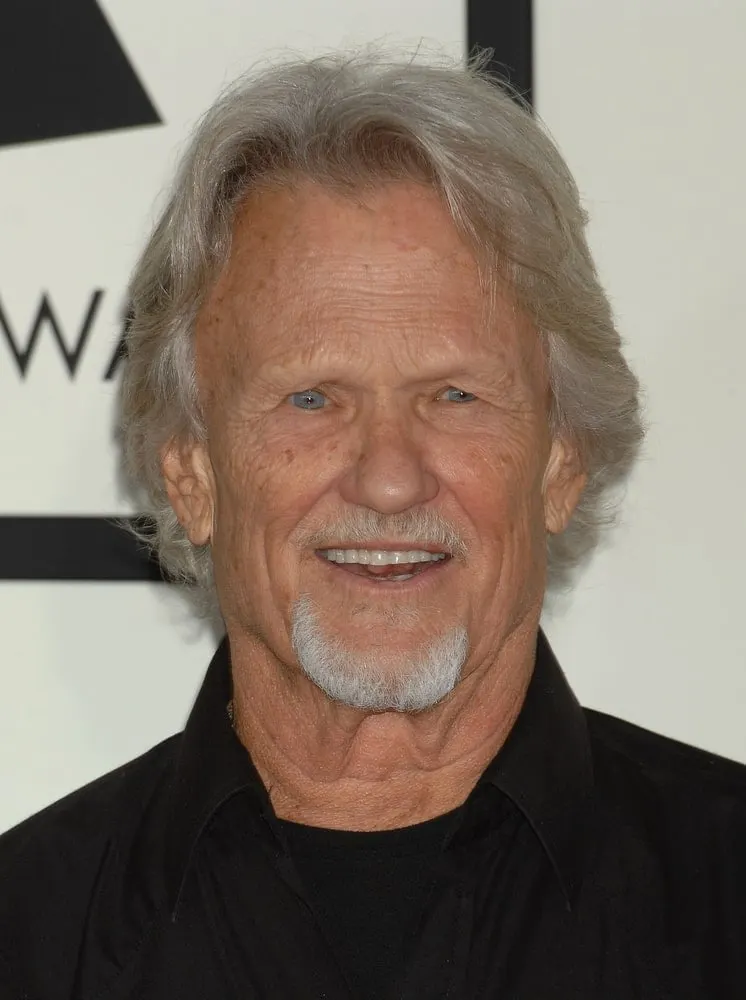 Country Singer Kris Kristofferson with Mustache