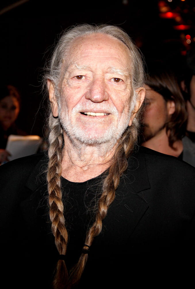 Country Singer Willie Nelson Long Hair and Beard