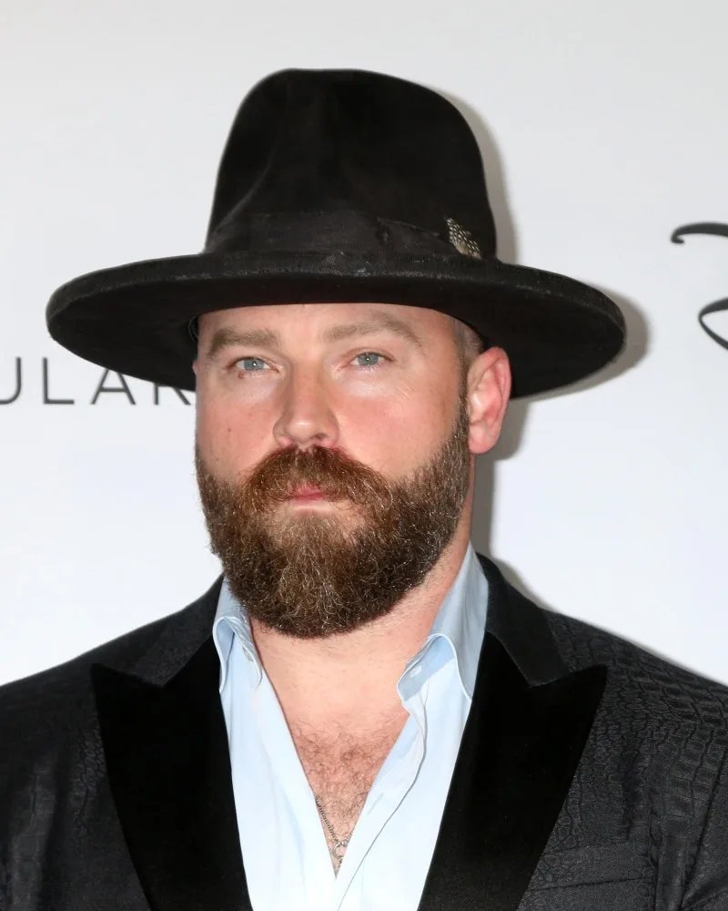 Country Singer Zac Brown with Mustache