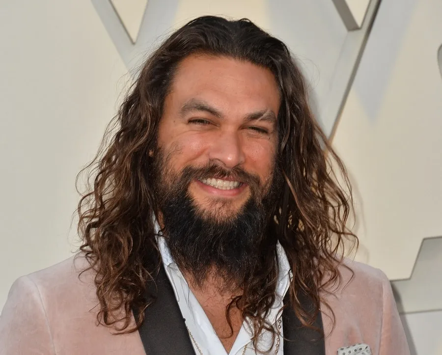 Jason Momoa with lumberjack beard