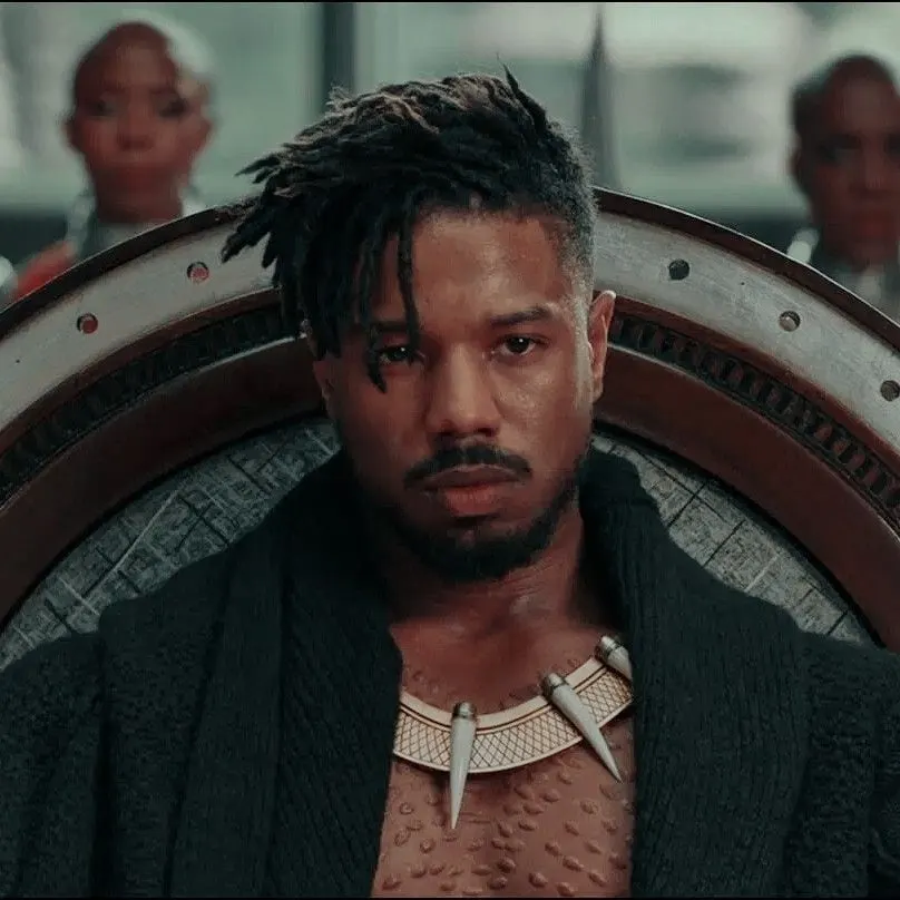 Killmonger with beard