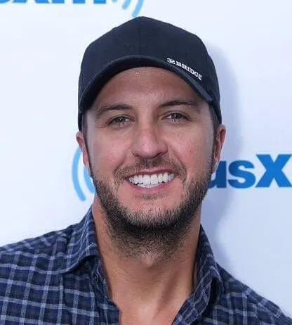 Luke Bryan Country Singer with Mustache