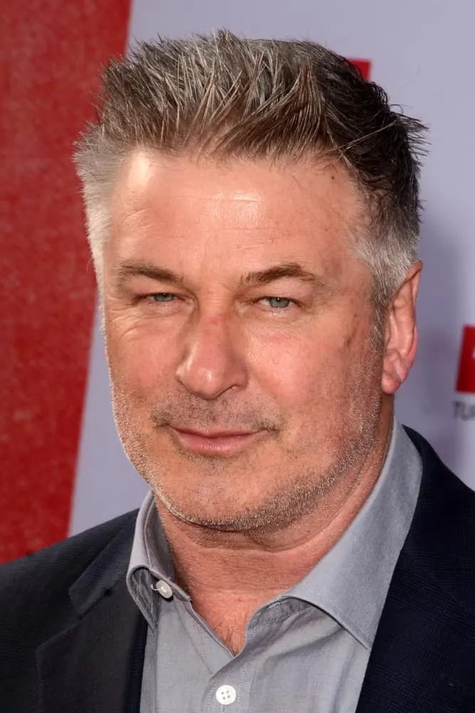 old actor Alec Baldwin with beard