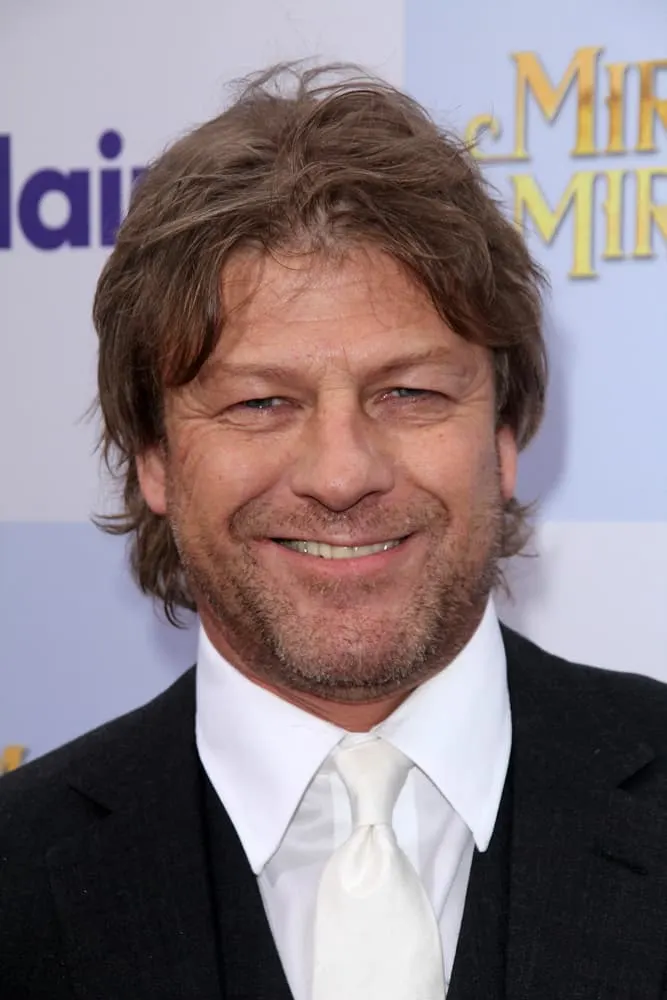 Old Actor Sean Bean with Beard