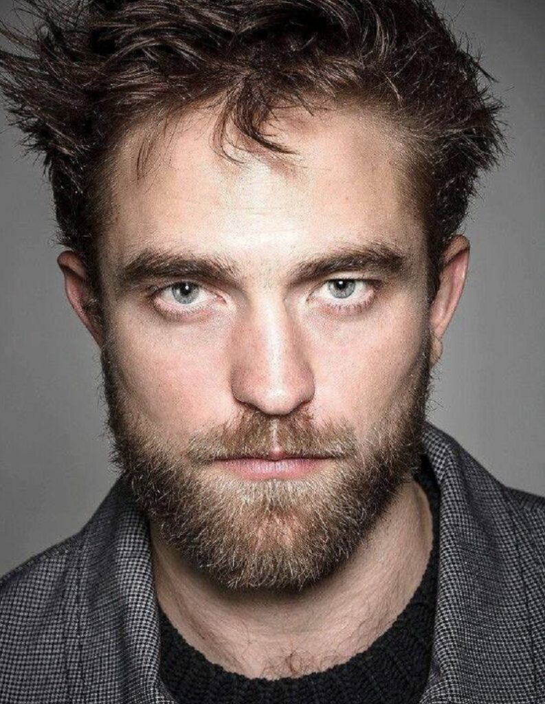 Robert Pattinson with van dyke beard