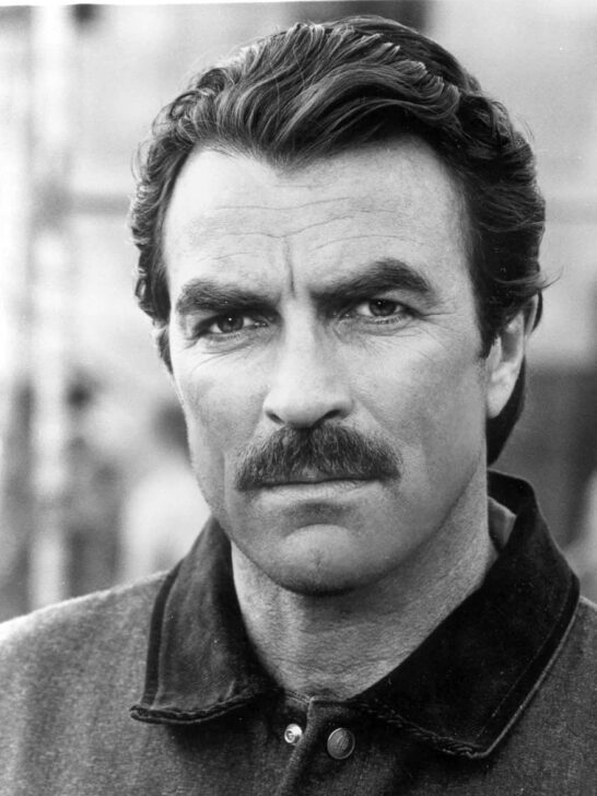Tom Selleck Friends character mustache style