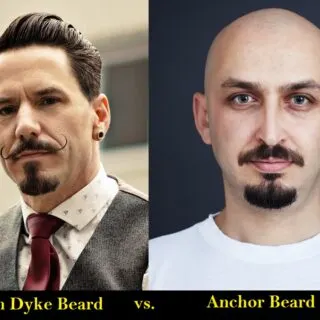 Van Dyke Beard Style vs. Anchor Beard Style