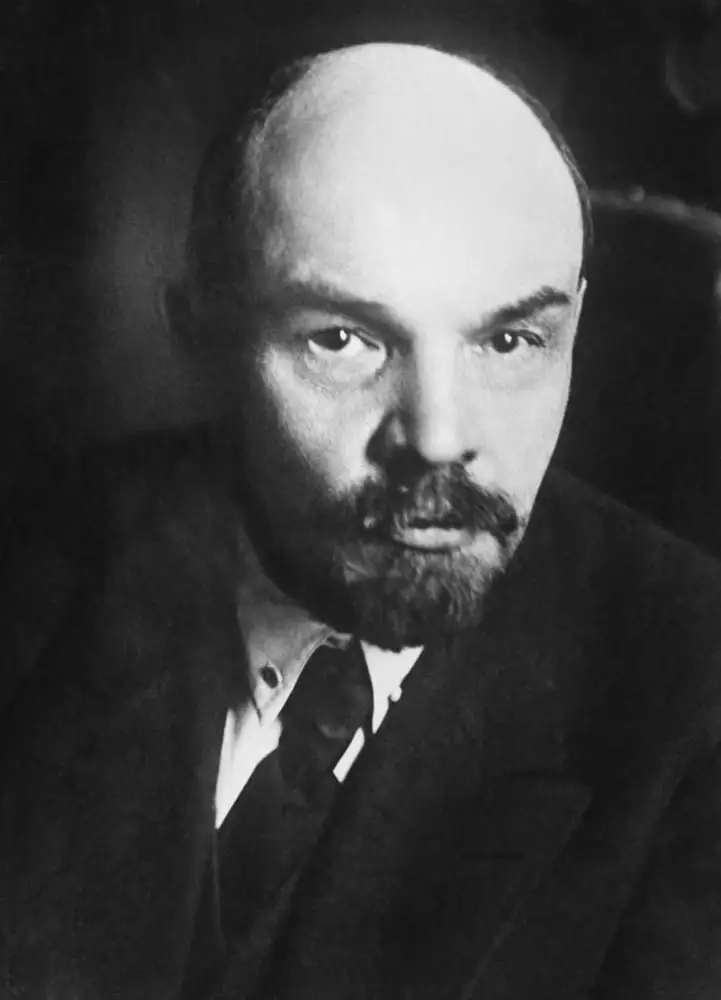 Famous beard of Vladimir Lenin, the founding head of Government of the Soviet Union 