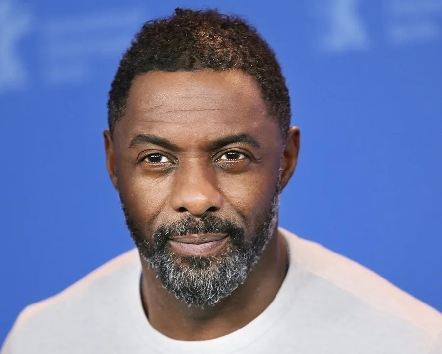 bearded actor Idris Elba over 50