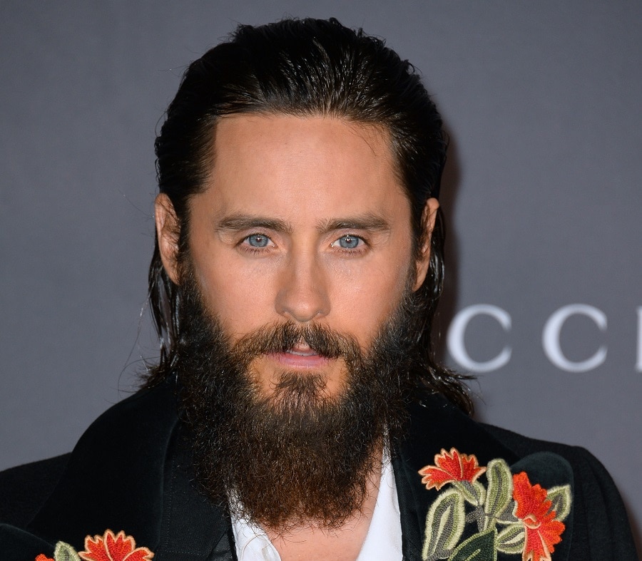 bearded actor Jared Leto over 50