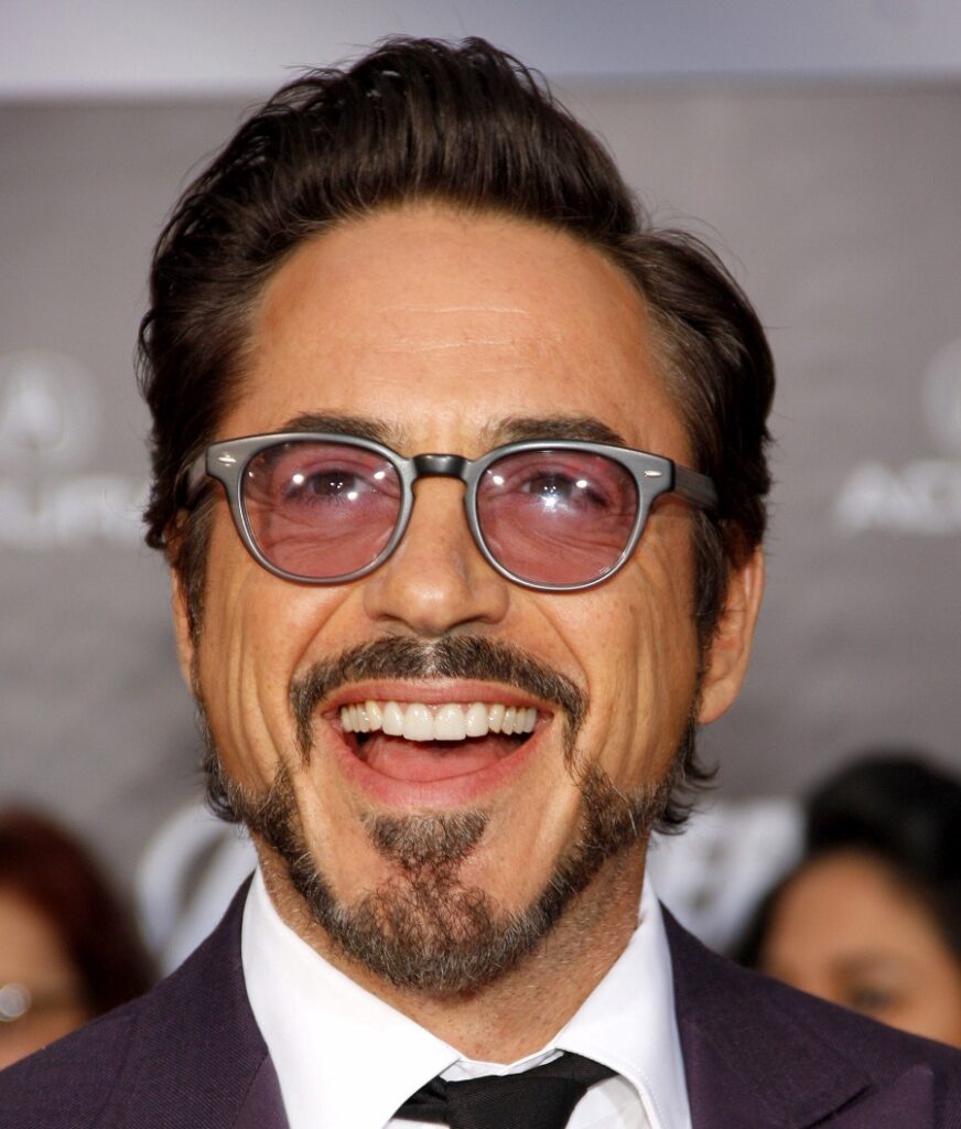 bearded actor Robert Downey Jr. over 50