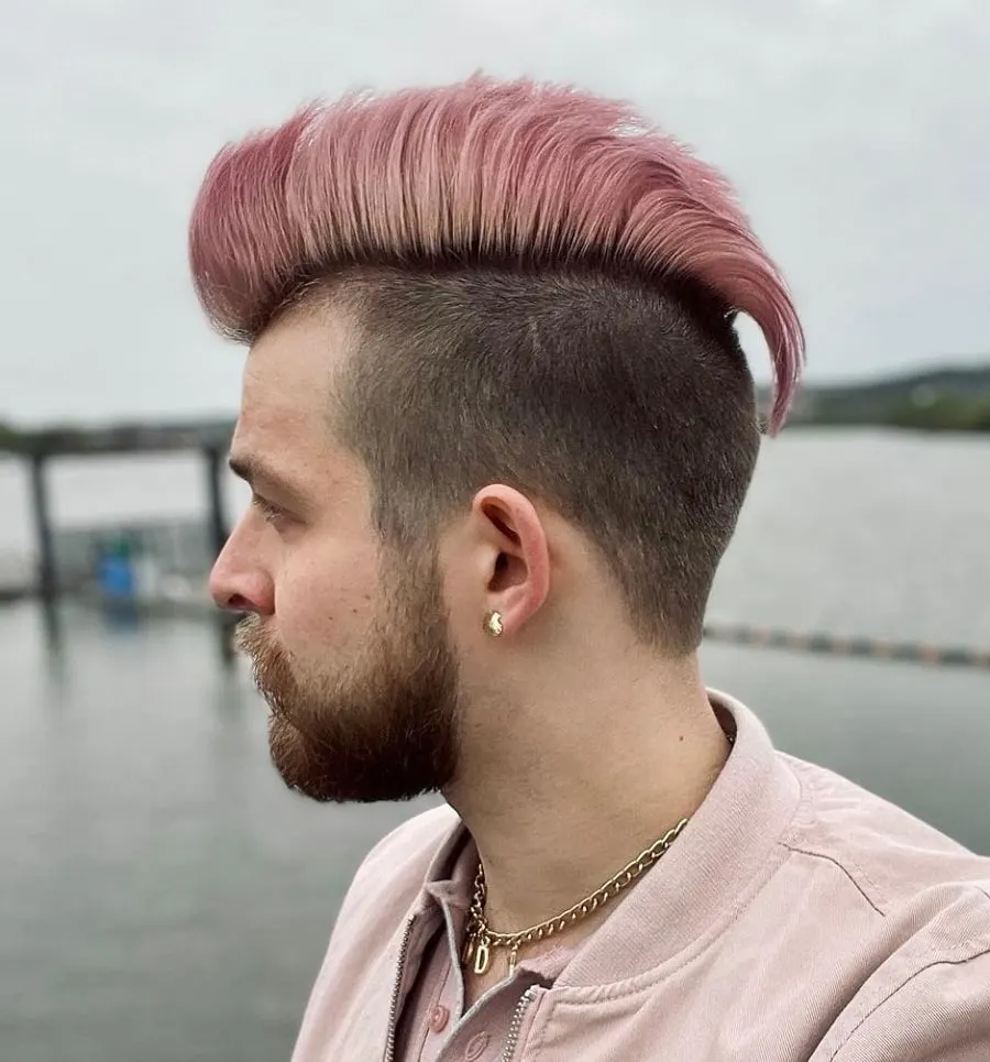 short faux hawk