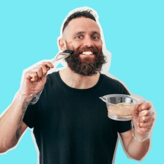 how to dye beard at home