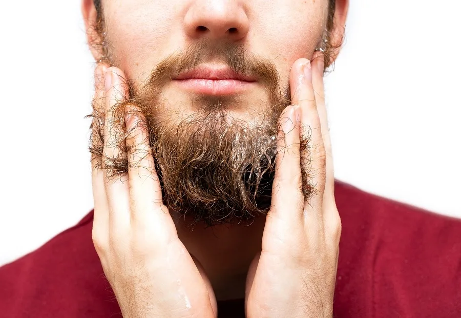 how to wash beard