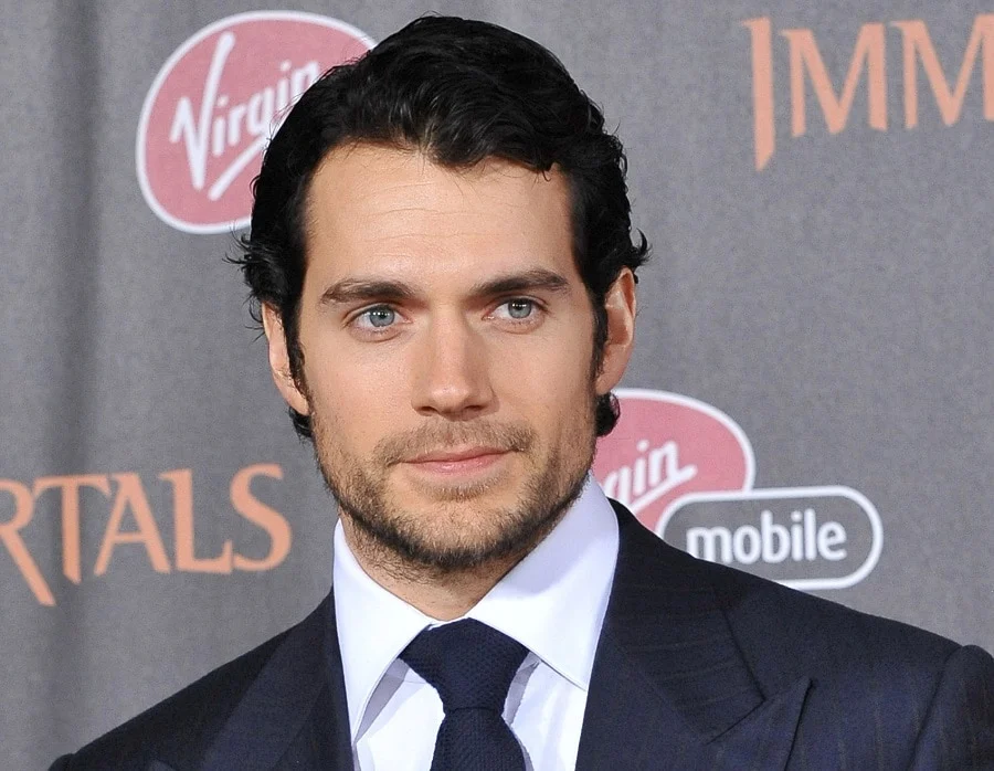 over 40 actor Henry Cavill with corporate beard style
