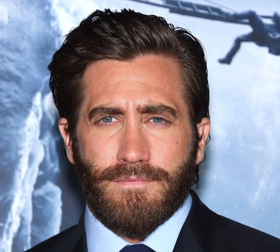over 40 actor Jake Gyllenhaal with verdi beard