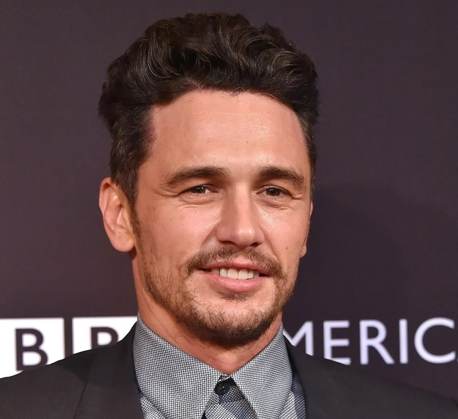 over 40 actor James Franco beard style