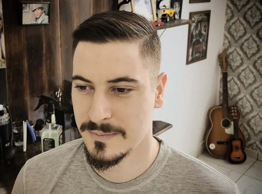 pointed anchor beard with undercut