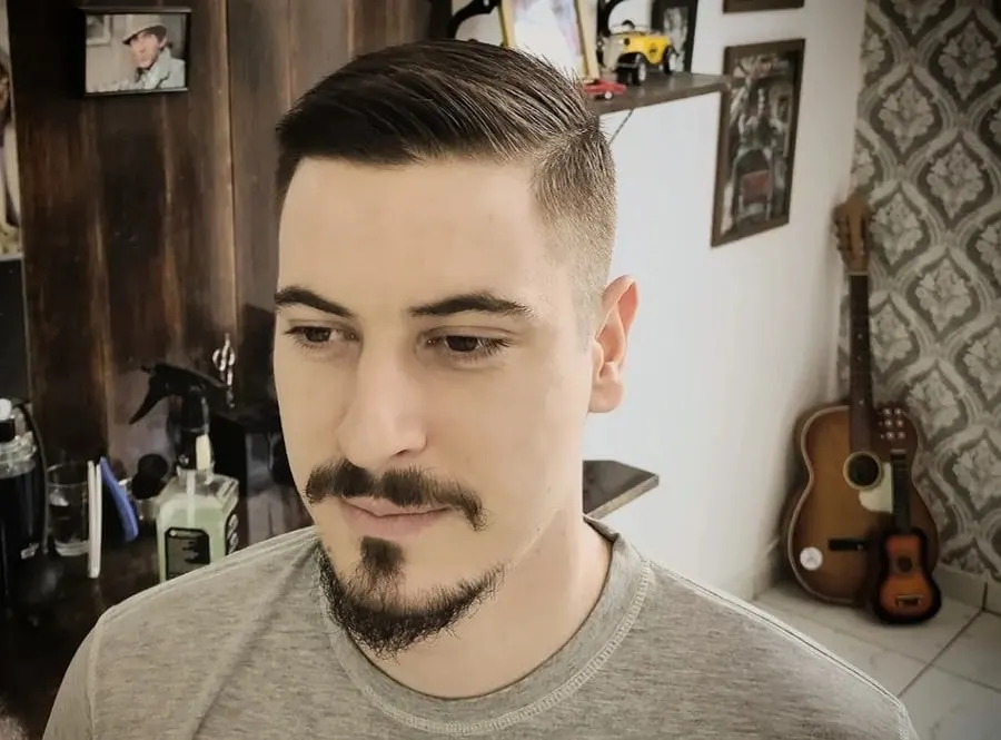 pointed anchor beard with undercut