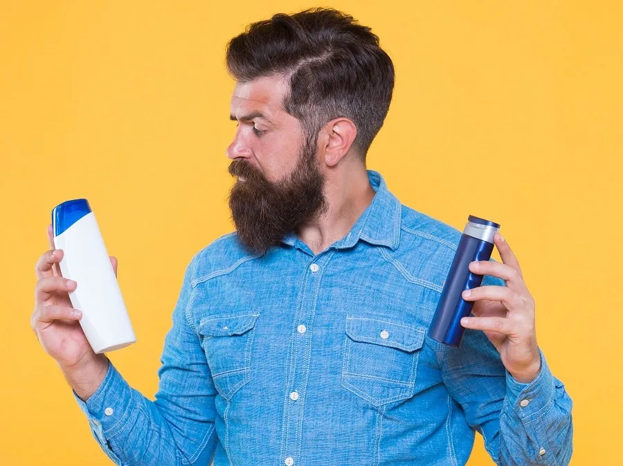 shampoo and conditioner for washing beard