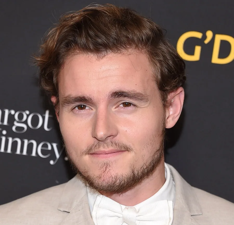 young actor Callan McAuliffe with jawline beard