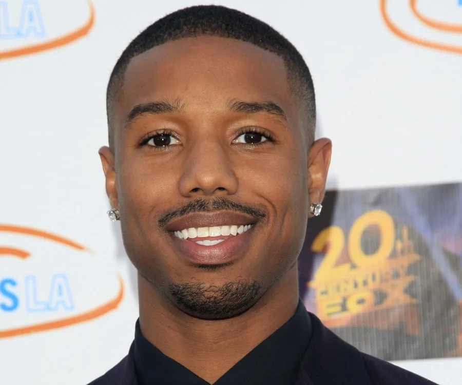 young actor Michael B. Jordan with goatee beard