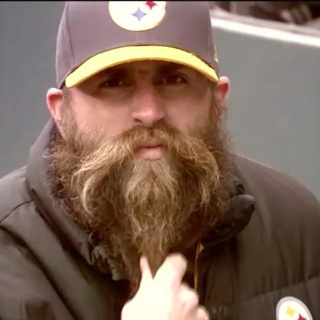 Brett Keisel Long Beard and Mustache