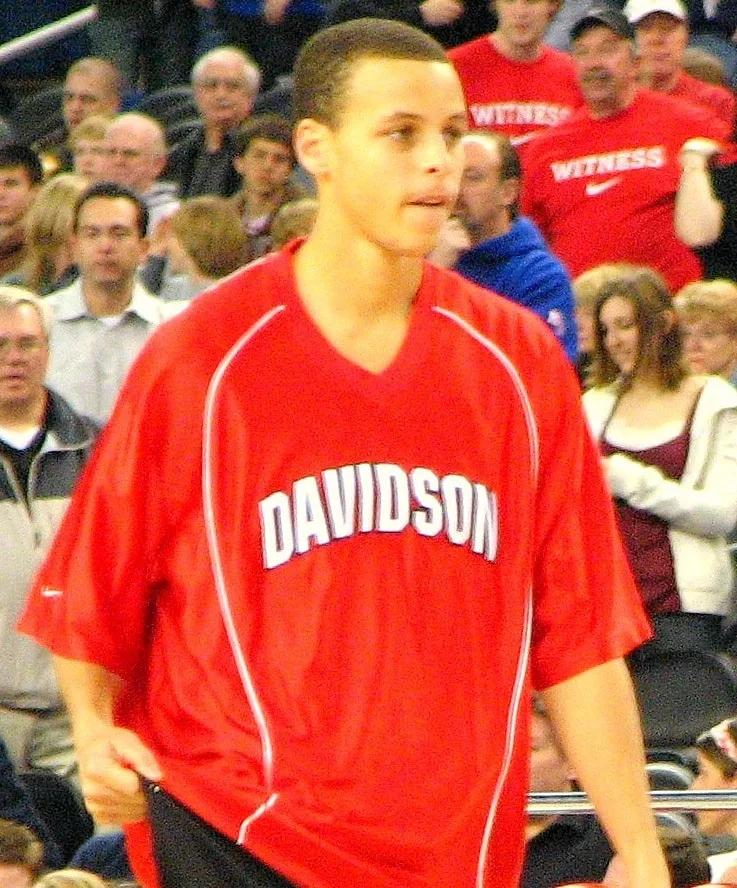 Stephen Curry Davidson without Beard
