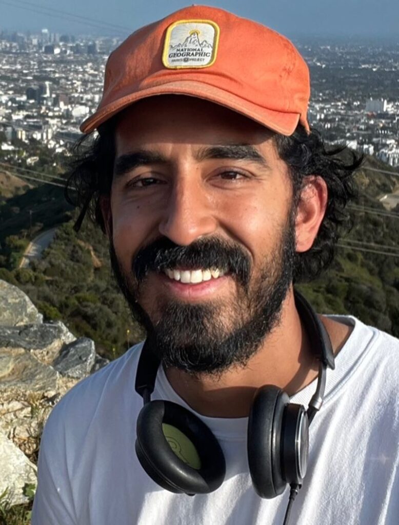 Dev Patel with natural full beard