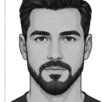 Balbo beard style illustration