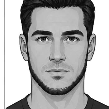 Chin Strap beard style illustration