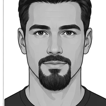 Goatee beard style illustration