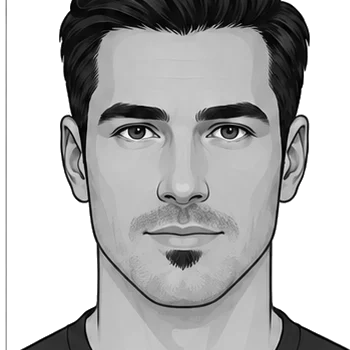 Soul Patch beard style illustration